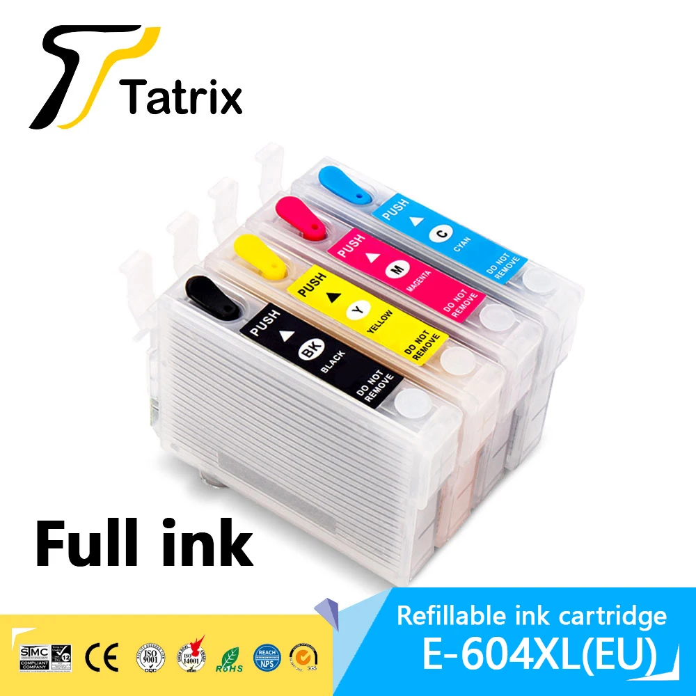 Cartouche d'encre T604XL 604 BK CMY, pour imprimante Epson XP-2200 2205  3200 3205 4200 4205 WF-2910 2935 2930 2950DWF - AliExpress