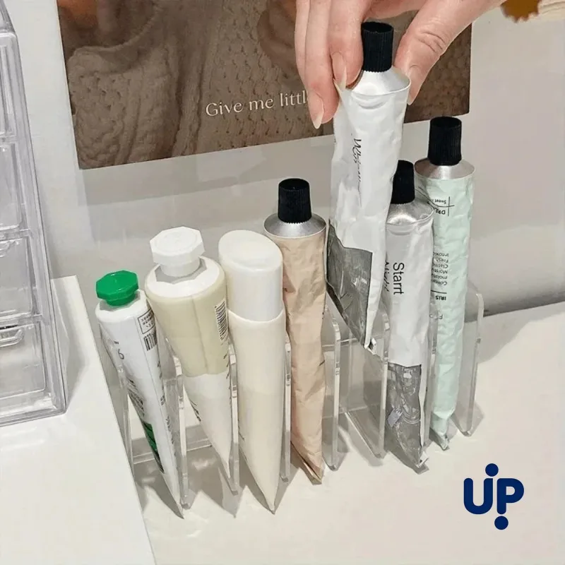 Clear 7-Slot Multi-Functional Cosmetic Organizer