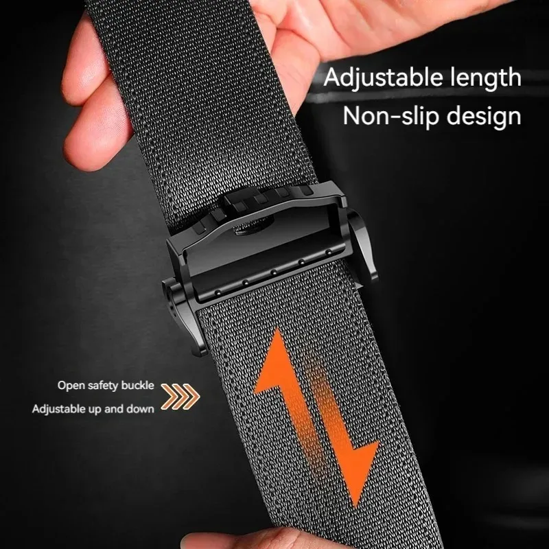 Limitatore di cintura di sicurezza per auto Clip di protezione fibbia tappo per cintura di sicurezza senza rumore dispositivo di limite di distanza con fibbia fissa per auto antiscivolo - immagine 3