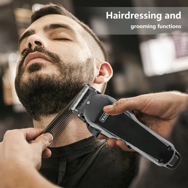 WAIKIL Men's Multi functional Hair clipper Professional Oil Head Electric Pushing Clipper Cordless Barber Styling Tool Trimmer 4