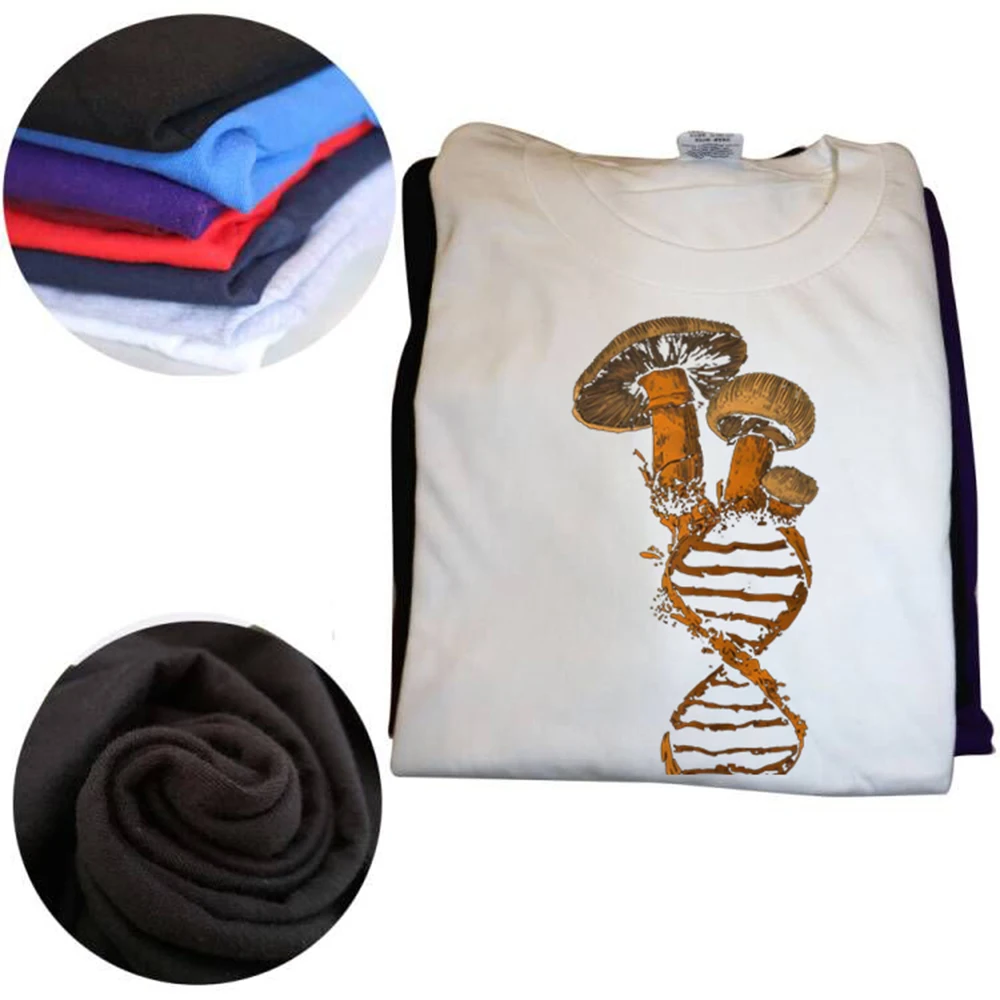 Mushroom Mycology Fashion Oversized Cotton T-Shirt
