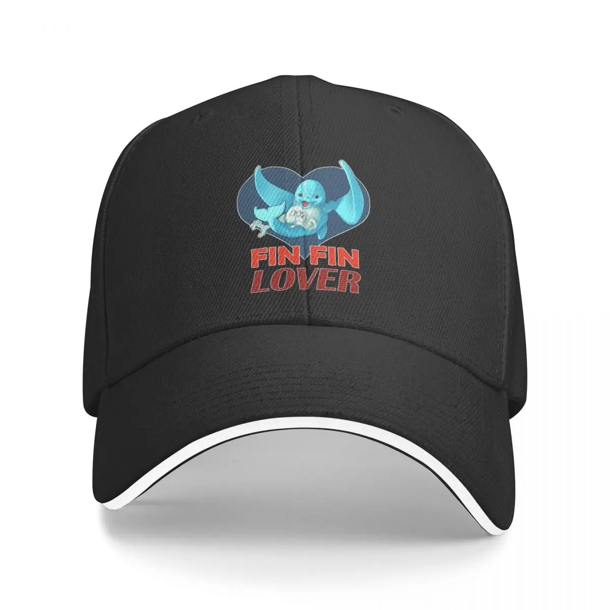 

Fin Fin LoverCap Baseball Cap Hat Beach cute Hat Baseball Cap Men Caps Women's
