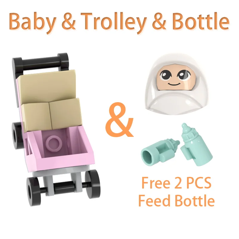 Adorable Infant Building Blocks Toy Set for Kids - Creative City Collection Gift