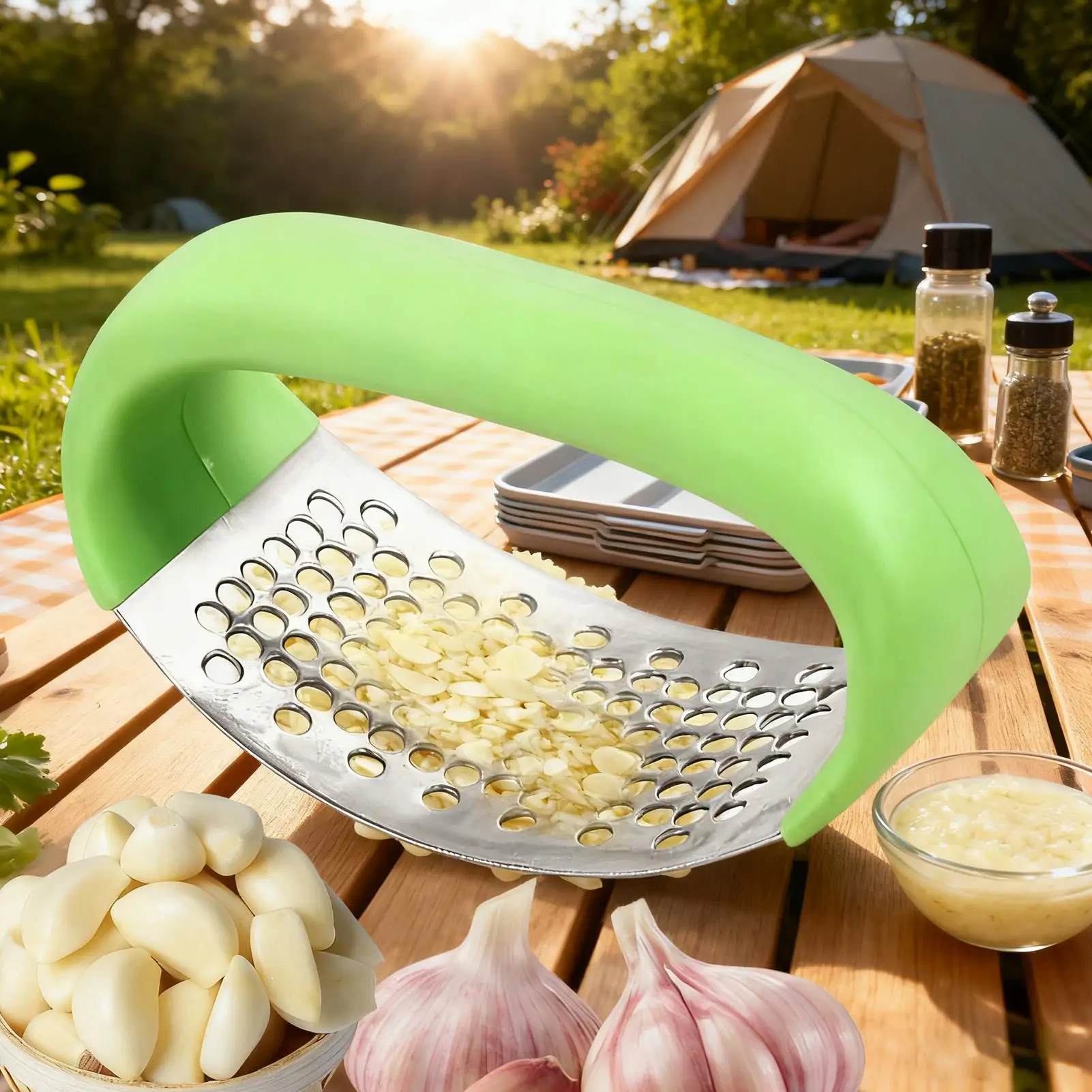 New Stainless Steel Garlic Press Heavy Duty Rust-Proof Ginger Crusher & Rocker For Kitchen, Restaurant, Home, Easy Squeeze 5 küchexyz.de S393c4a3b3c0141fda08c5f1820fa2a53O küchexyz.de Best Price | Fast Delivery |Quality Product New Stainless Steel Garlic Press Heavy Duty Rust-Proof Ginger Crusher & Rocker For Kitchen, Restaurant, Home, Easy Squeeze