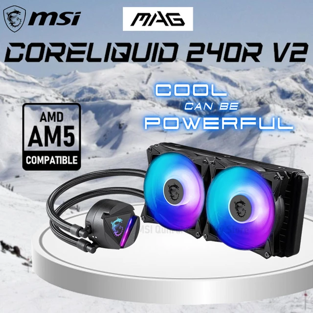 MSI MAG CoreLiquid 240R V2 240mm All-in-One Water Cooling Kit