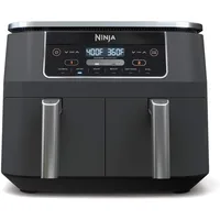 Ninja DZ201 Foodi 8 Quart 6-in-1 DualZone 2-Basket Air Fryer with 2 Independent Frying Baskets, Match Cook & Smart Finish, Grey 1