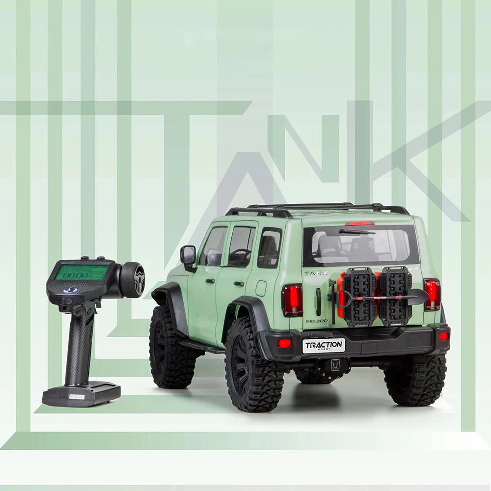 KM TRACTION TANK300 Competitive Edition RTR 2.4GHz 1/8 RC Simulation Electric Remote Control Model Car Crawler Adult Kids Toys 6