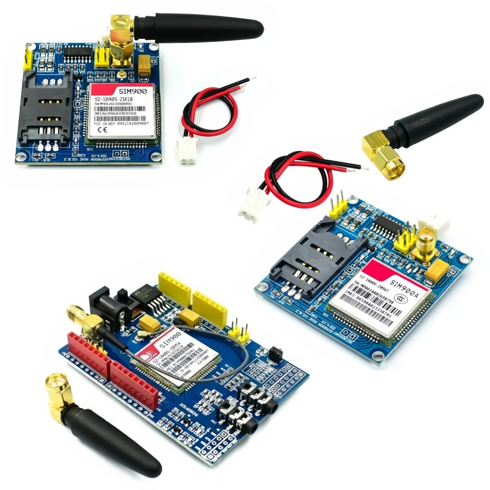 Enhanced GPRS/GSM Quad-Band Module Development Board with Antenna