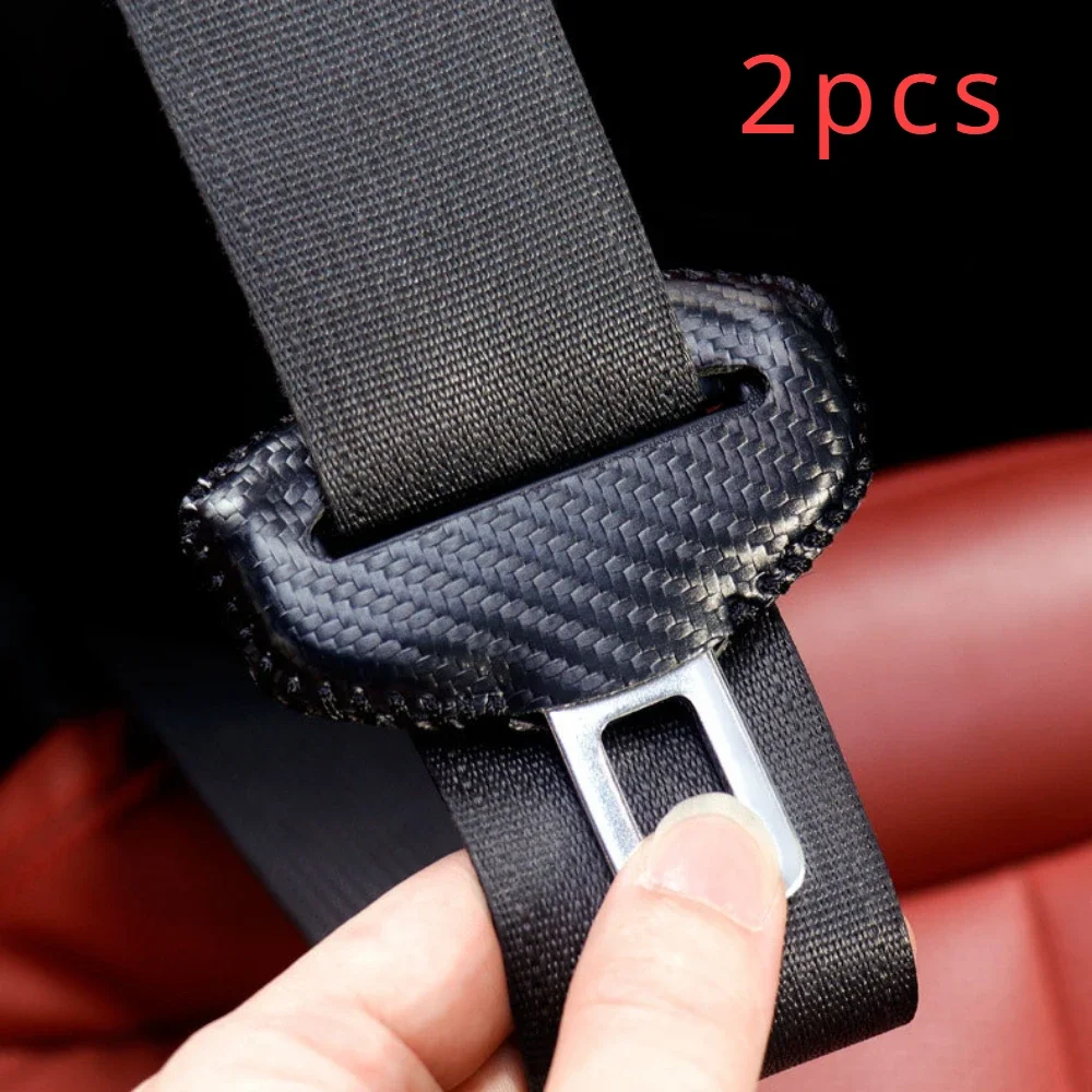 

2pcs Car seat belt protective cover Car Seat Belt Clip Extender Safety Seatbelt Lock Buckle Plug Cover Seat Belt Insert Socket