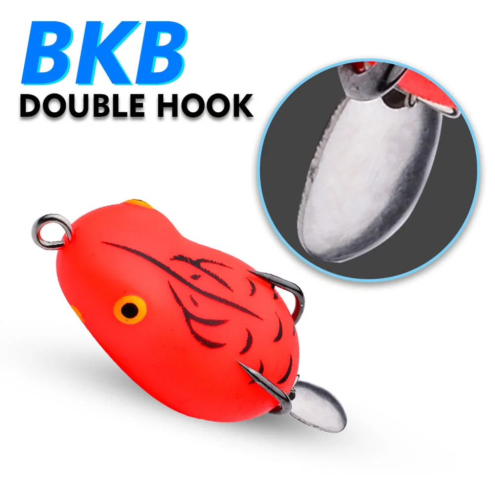 Colorful Mini Thunder Frog Hook Frog Baits Fishing Lures Topwater Floating  Lure Smooth Surface Mini Size With Box Package