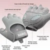 AOLIKES Breathable Cycling Gloves Workout Gym Gloves for Men Women Weight Lifting Fingerless Gloves Training Exercise Fitness 4