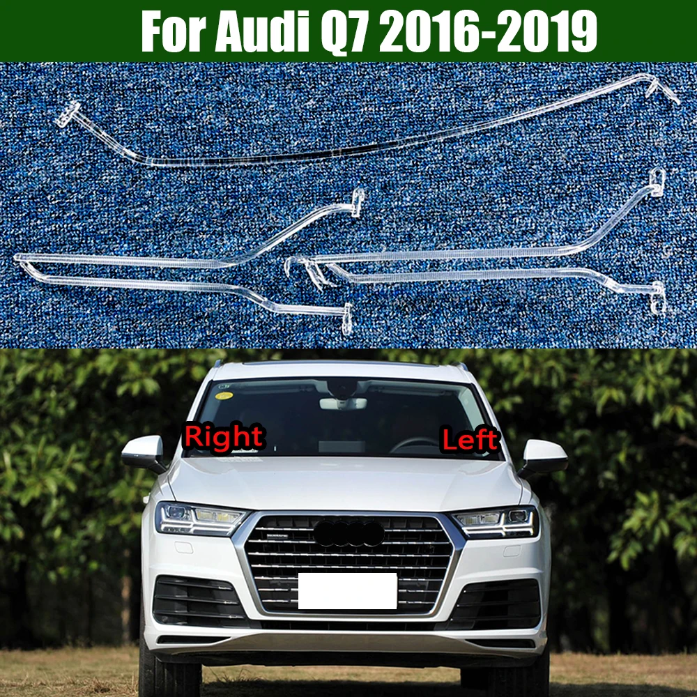 For Audi Q7 2016 2017 2018 2019 Lamp DRL Daytime Running Lights Light Guide Plate Daytime Running Tube Daytime Running Strip
