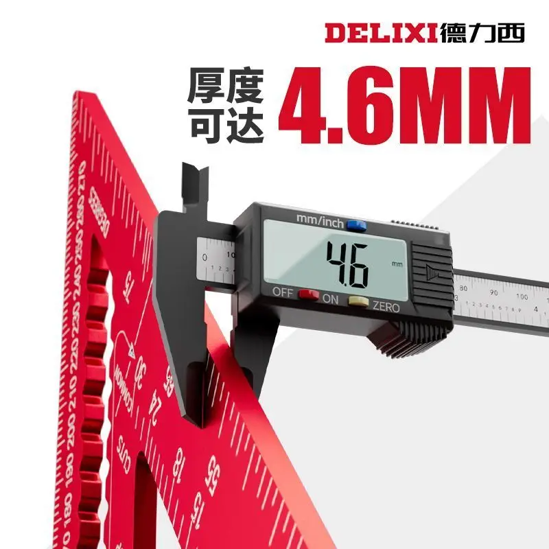 Aluminum alloy multi-functional 90 degree square 45 degree Angle high precision woodworking decoration special triangle