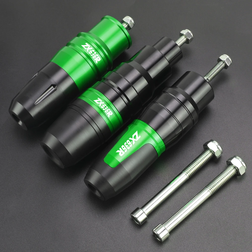 

FOR KAWASAKI ZX-636R ZX636R 2000 2001 2002 2003 2004 2005 CNC Accessories Exhaust Frame Sliders Crash Pads Falling Protector