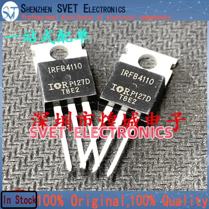 10PCS-50PCS IRFB4110 IRFB4110PBF TO-220 100V 180A Original In Stock ping mosfet transistor