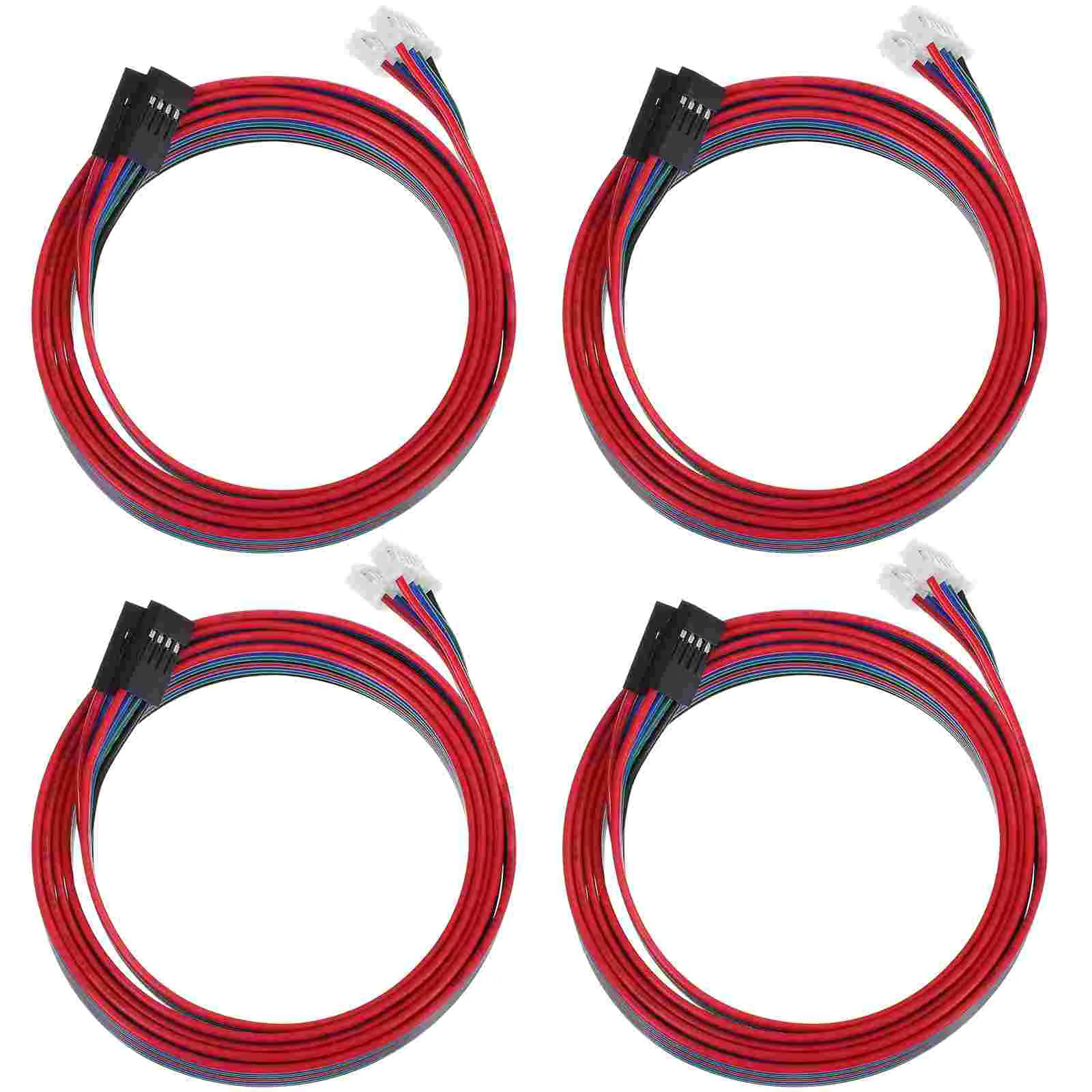 

4 Pcs Bipolar Stepper Motor Cables 100 cm Long for 17 used in Reprap 3D Printers CNC Machines