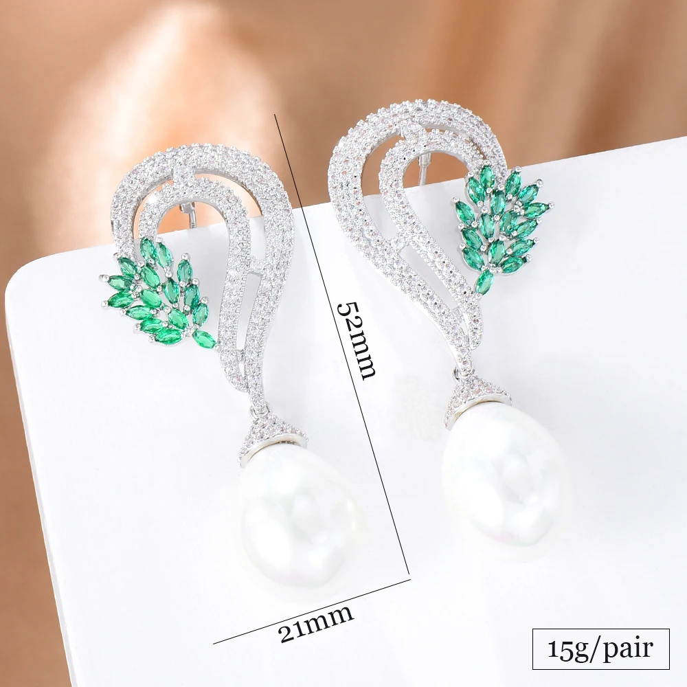 Kellybola New Boho Summer Pearl Drop Earrings for Women Bridal Wedding Party Be Original Lady Charm Ins Style Fashion Jewelry