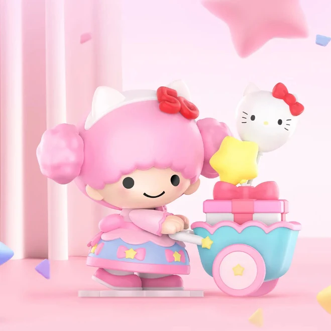 thumbnail image 1 of New Pop Mart Sanrio Family Hello Kitty 50th Anniversary Series Blind Box Collection Mystery Box Decoration Kids Birthday Gifts, 1 of 5