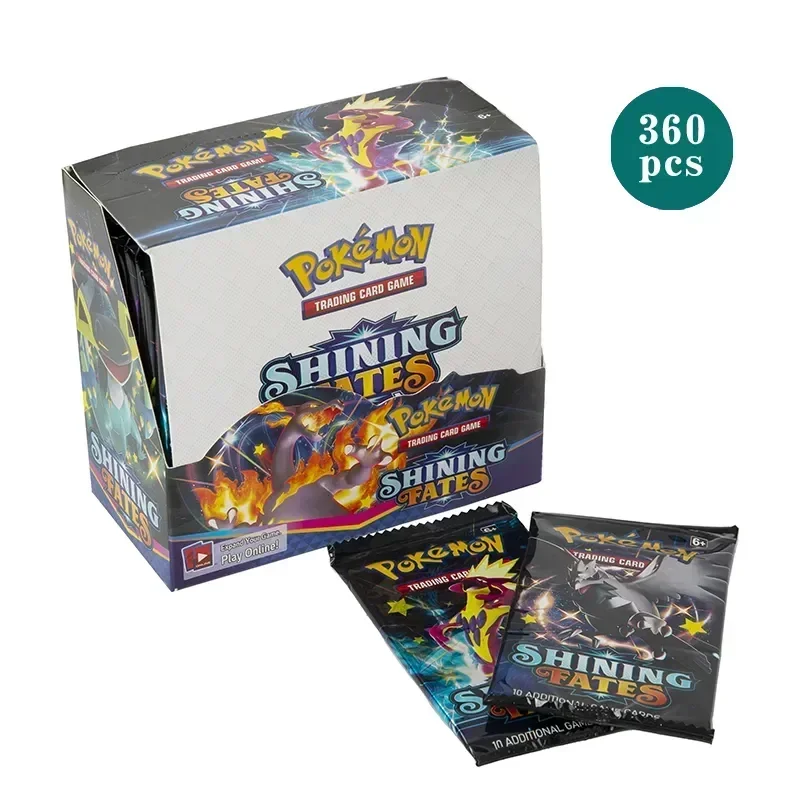 thumbnail image 1 of New 360Pcs Box Card Shining Fates Style English Booster Battle Carte Trading Card Game Collection Cards Toys Kids Gifts, 1 of 5