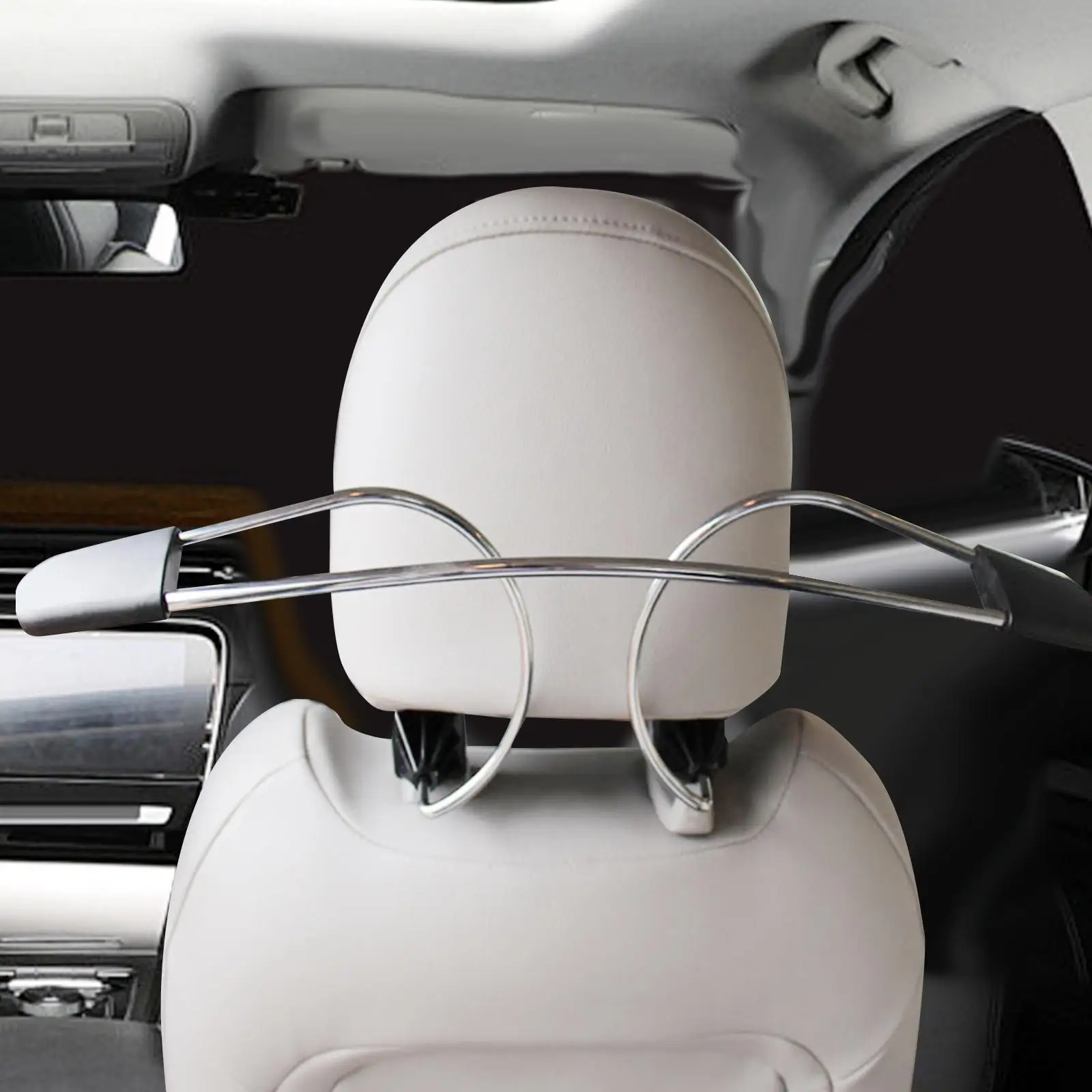 Car Coat Hanger Car Hook Seat Car Coat Rack Hanger Headrest Back Holder Automotive Jacket Storage Hook Organizer for Vehicle Purse Clothes Travel