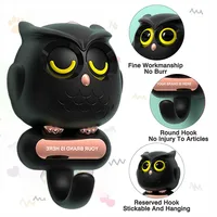 Fashion Blinking Owl-shape Hook Multifunctional Stylish Keychains Hook for Home 1
