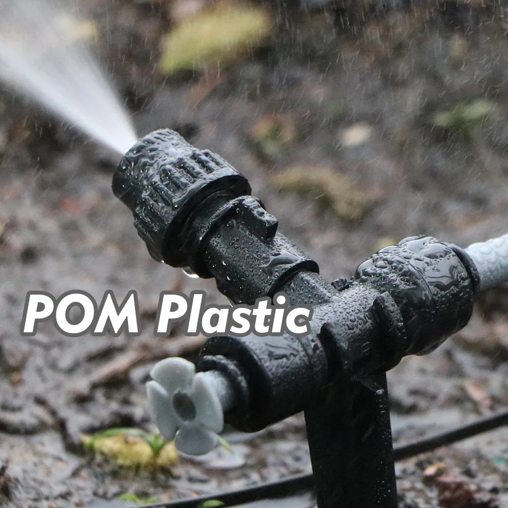 1/4" Misting Nozzles Stake Adjustable Atomizer Sprayers 4/6mm Quick Push Slip Lock Outdoor Irrigation Watering Sprinklers