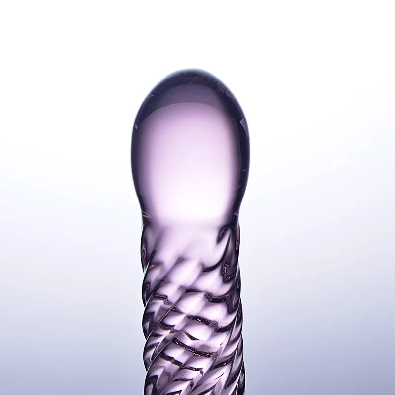 Sex toys 17cm Dildo Realistic Glass Crystal Dildo With suction cup Sex Toys Woman/Lesbian Sex Toy G-spot Orgasme massage stick