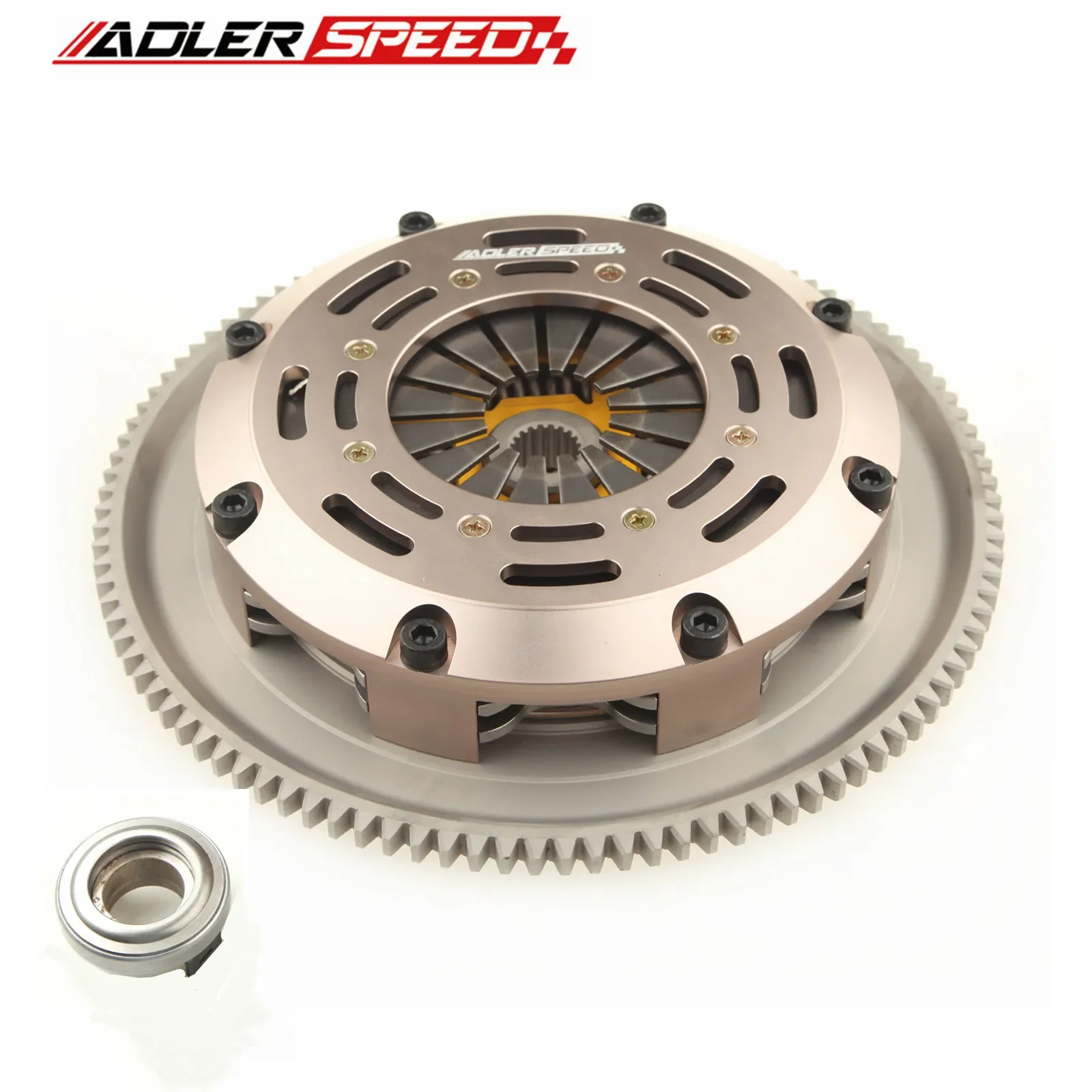 ADLERSPEED 7.25인치 185mm 레이싱/스프링 클러치 싱글/트윈/트리플 디스크 클러치 키트+플라이휠 (92-05 혼다 시빅 D15 D16 D17 용)