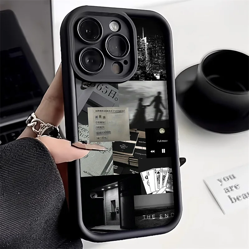 Roemary Swan - Funda Para IPhone 11, Para IPhone 11, Flujo Líquido, Funda De Cisne Negro Con Protector De Cámara