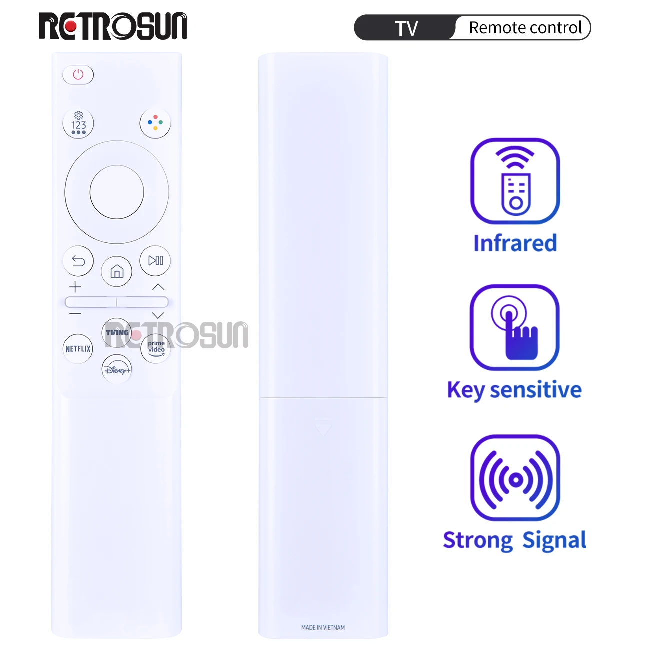 Nuovo Tm2241A Bn59-01393H Per Monitor Samsung Telecomandi Smart Monitor M5 Colore Bianco