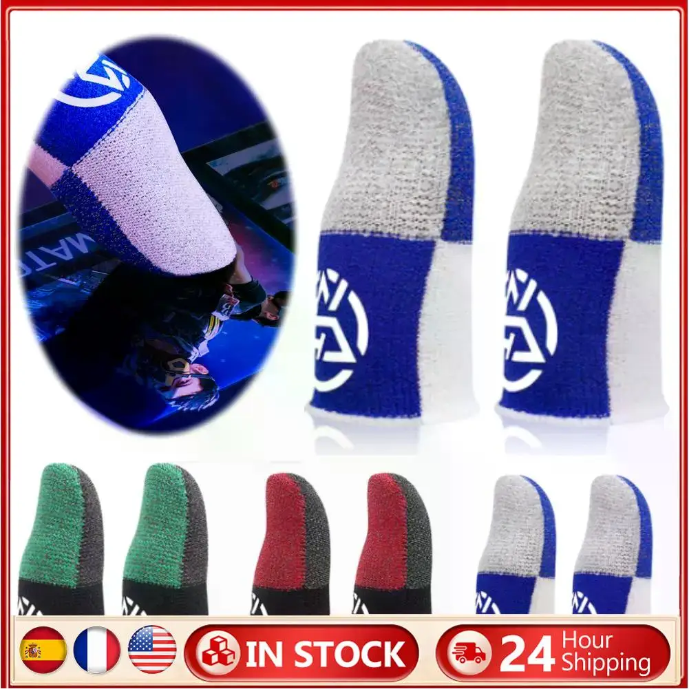 Breathable Anti Sweat Touch Screen Finger Sleeves For PUBG Mobile Gamer