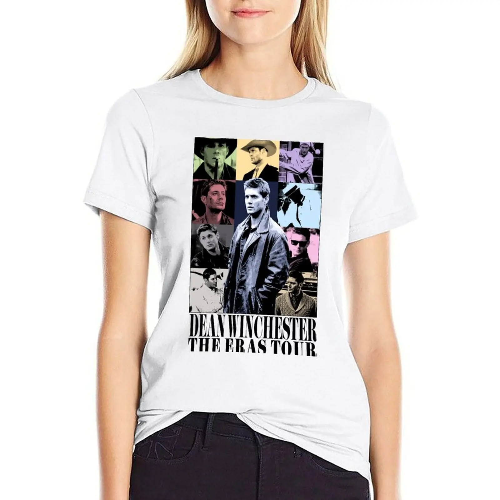 

TS Dean Winchester T-Shirt fashion woman blouse 2024 Women t-shirts