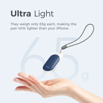 OCOOPA 2 in 1 Magnetic Rechargeable Hand Warmers Electric Pocket-Sized Hand Heater Electronic Hand Warmer Gifts UT3 Lite 6