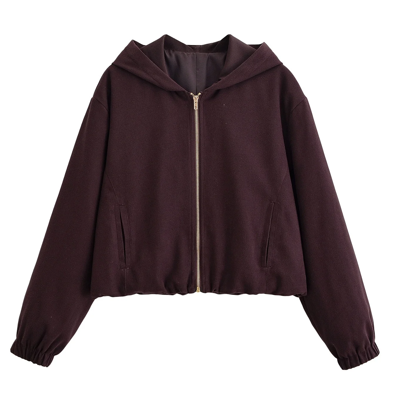 Women'S Sports Pants Set Or Fashion Autumn Winter Female Hooded Bomber Jacket Coat Or Lady Casual Chic Wide Leg Pants