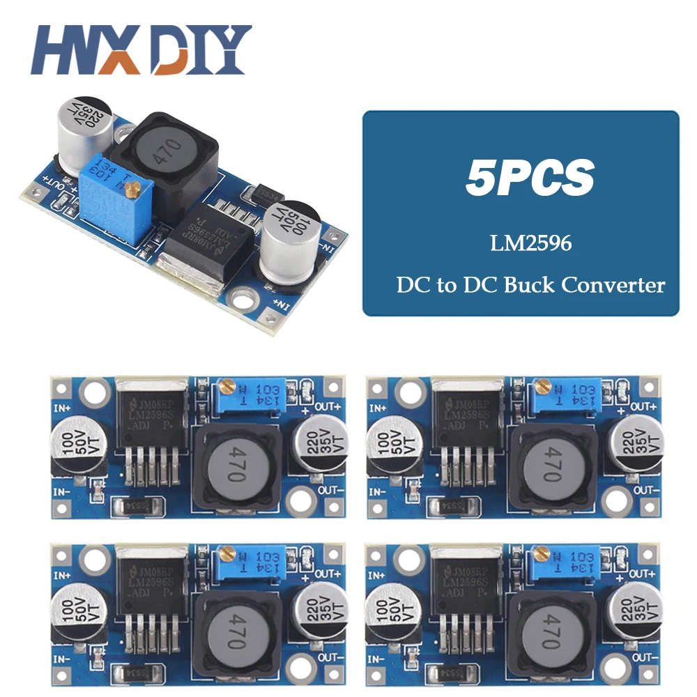 1/5/10pcs LM2596 DC to DC Buck Converter 3.0-40V to 1.5-35V Power Supply Step Down Module