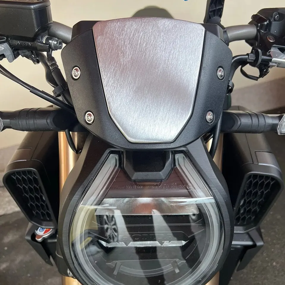Carénage Avant Déflecteur Pour Honda CB650R 2024-2025 - ABS, Transparent/fumé/carbone, Protection Vent Et Débris