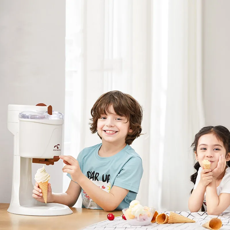 Ice Cream Maker Maker Cream Makers Machine Fruit Ice Machine Cream Home  Yogurt Ice and Delicious Dessert Maker Sorbets Cream Ice Soft Household  Frozen