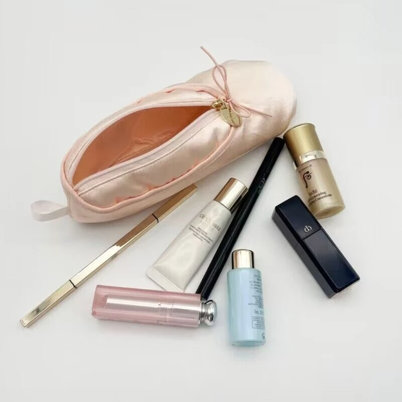 

Ballet Shoe Shaped Makeup Bag Versatile Cosmetic Storage Bags Durable Pencil Bag Storage Case Gift for Ballet Lovers