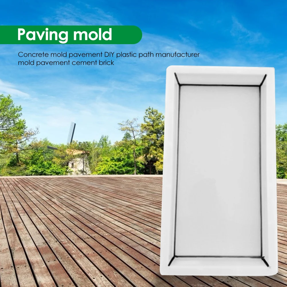 Reusable Garden Road Mold DIY Manually Paving Cement Concrete Mould Path Maker concrete molds garden path molds