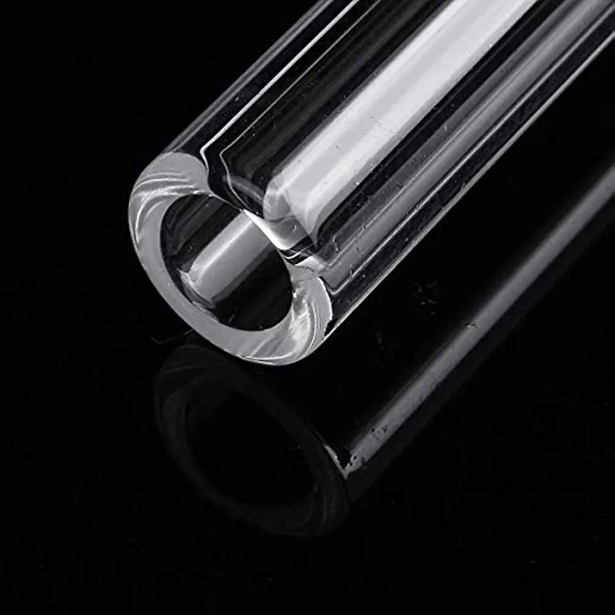 8 inch long premium borocilicate glass tubes 10 mm OD 2 mm ID wall 5/10/20Pcs hookah accessories