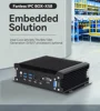 Fanless Industrial Mini PC i7-1355U 2x Gigabit Ethernet 2x COM RS232 8x USB Support WiFi 4G SIM LTE Windows Linux 2