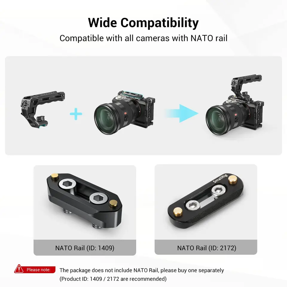 新着商品】カメラサポート3765 ARRI用 トップハンドル SmallRig