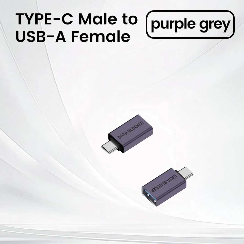 High-Speed USB/Type-C Data Blocking Charging Adapter for Enhanced Device Security