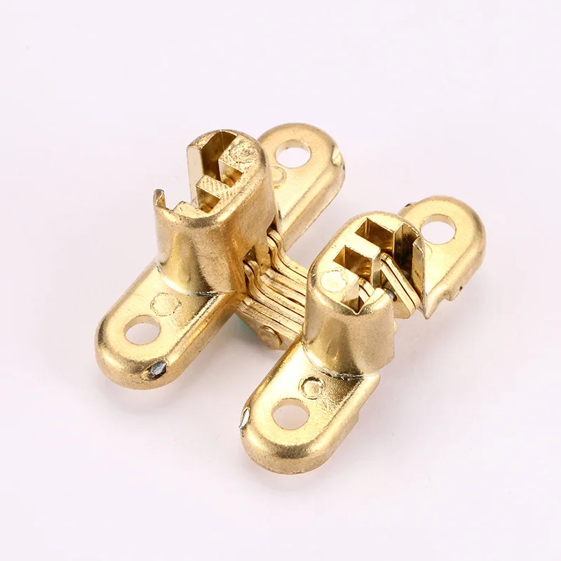 Hidden Hinge 4Pcs 42x13mm Invisible Concealed Folding Door Hinge For Cabinet Cupboard Door Wooden Boxes stainless steel hinges door hinges