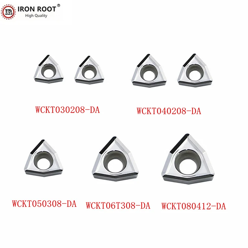 

IRON ROOT WCKT030208 WCKT040208 WCKT050308 WCKT06T308-DA TG01 CNC Lathe Tool Turning IndexableU drill Aluminum Inser U Drill
