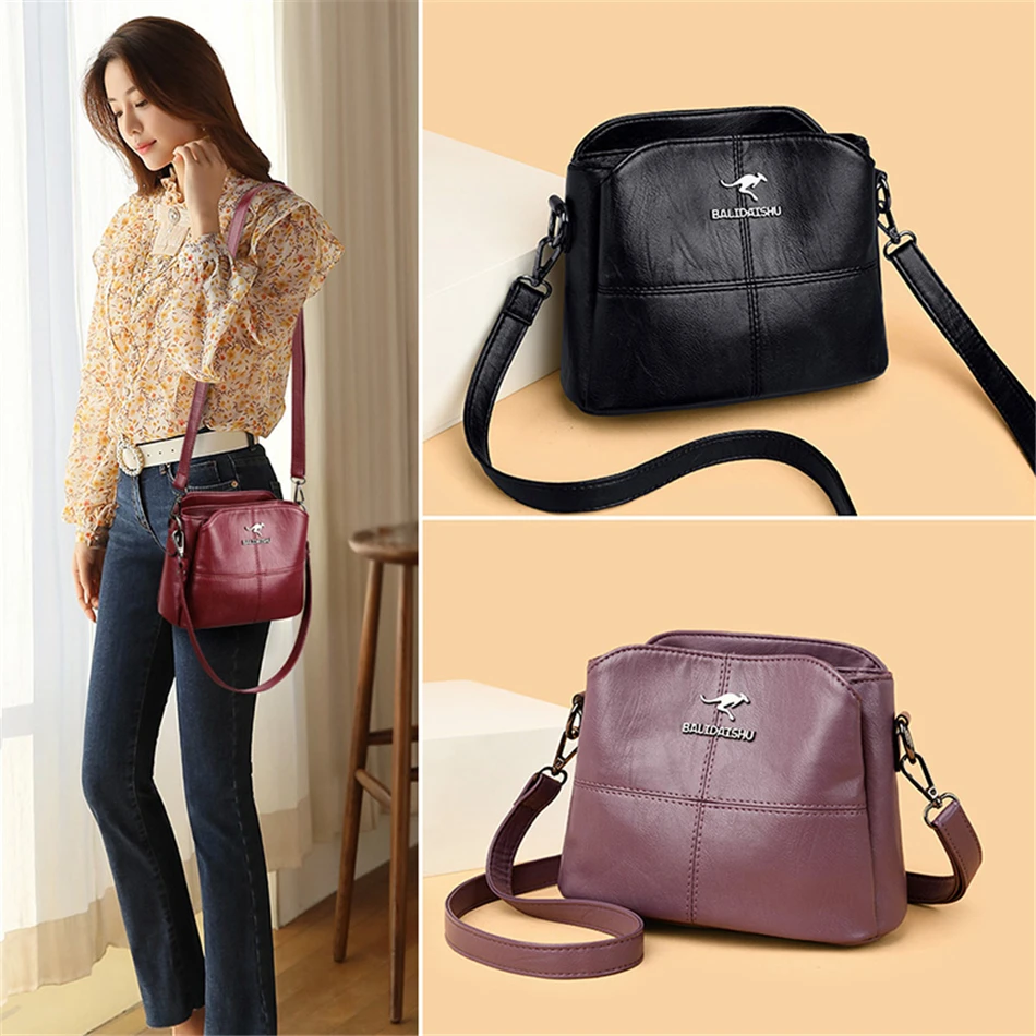 

Women Embroidery Tote Bag High Quality Leather Ladies Handbags 2023 Women Shoulder Bag Small Crossbody Bags For Women Sac a Main