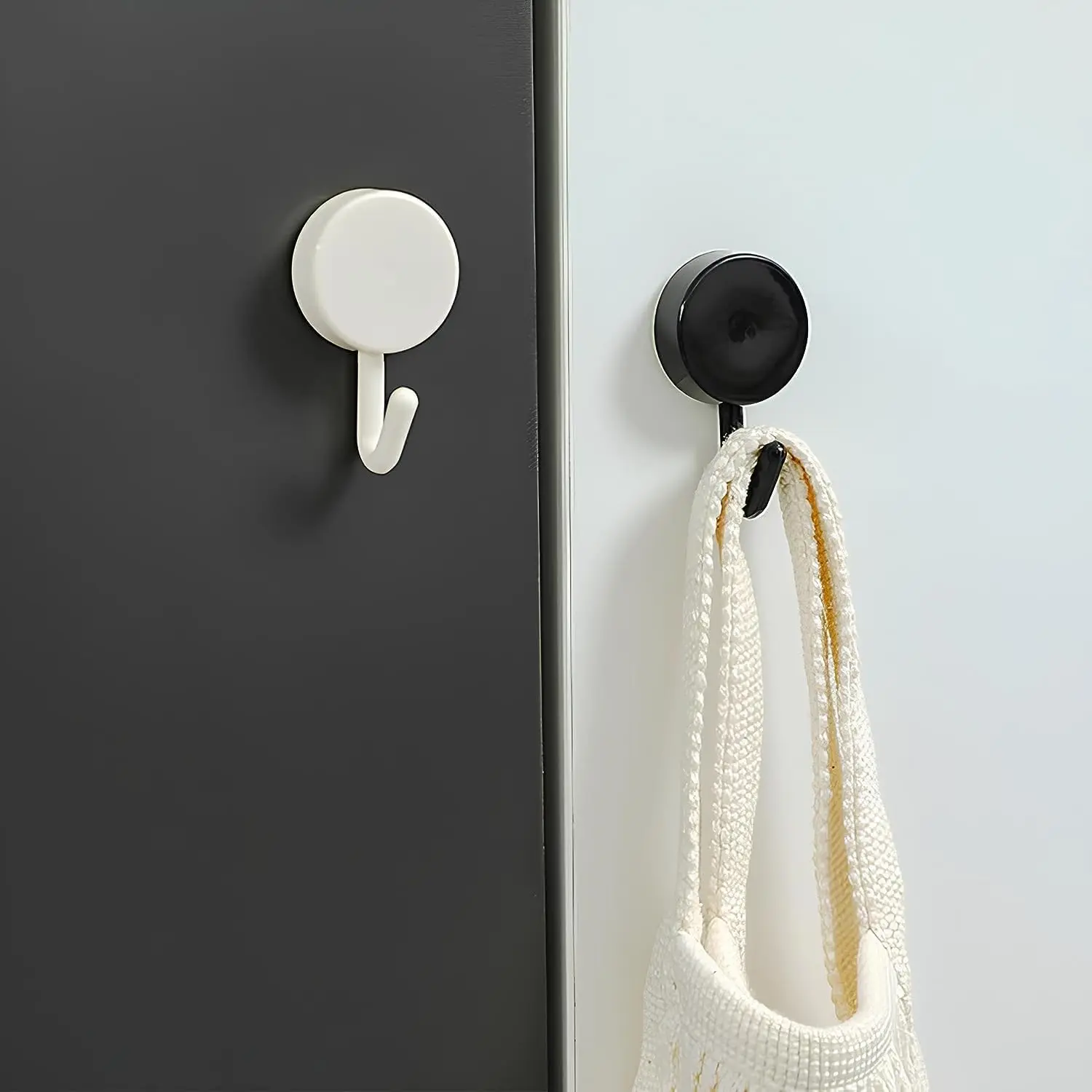 Description Picture 2 of item5/10PCS Plastic Adhesive Hook Creative Clothes Hook Kitchen Bathroom Wall Holeless Strong Adhesive Hook Towel Hooks Coat Hangers