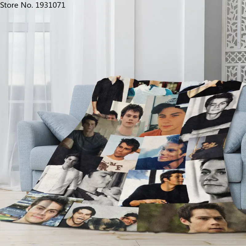 

3D фланелевое одеяло Dylan O'Brien, тонкое фланелевое одеяло, портативное одеяло для дома, путешествий, офиса 02