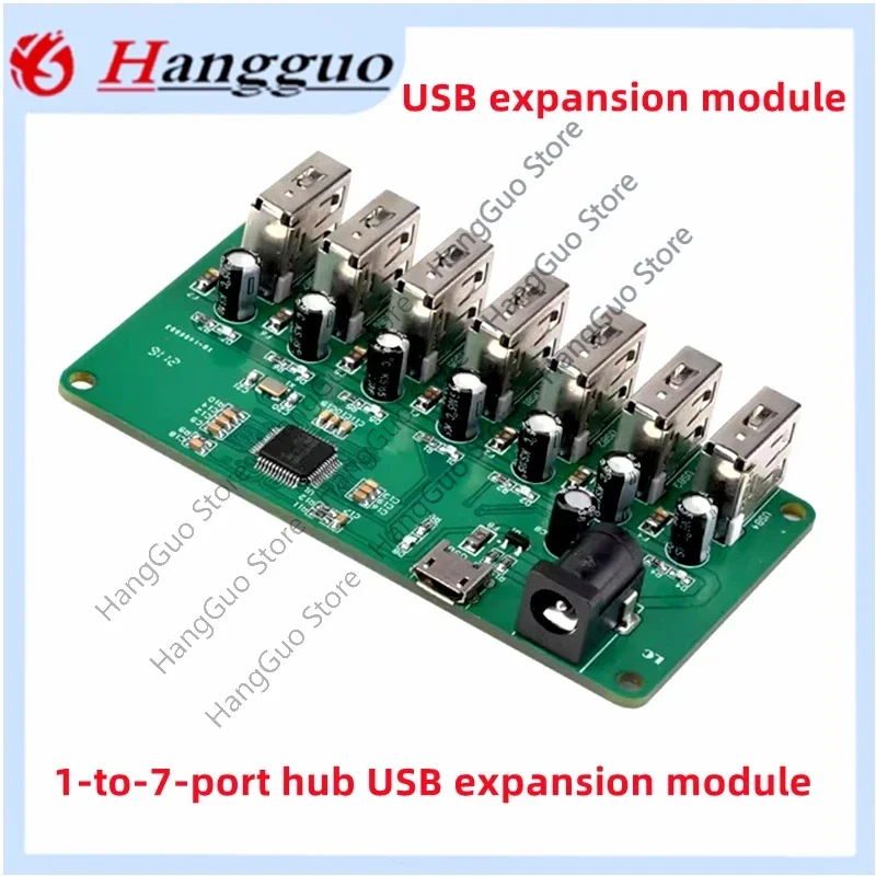 1PCS 3PCS 5 Teile/los Marke neue original USB 2,0 HUB erweiterung modul 1-zu-7-port hub Intelligente multi-port USB netzteil