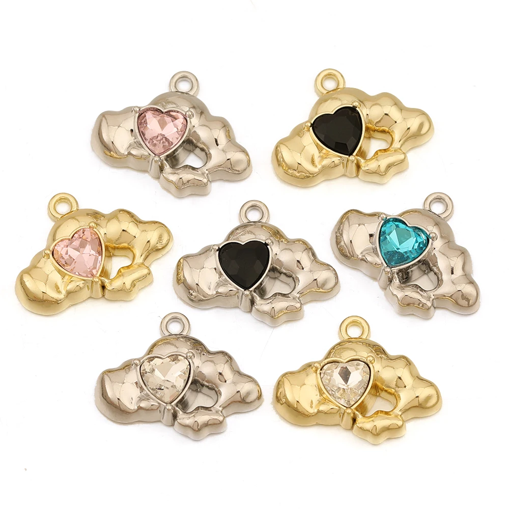 

Cordial Design 50Pcs 21*17MM Alloy/DIY Making/Choose/Colored Stones/Jewelry Accessories/Hand Made/Jewelry Findings & Components